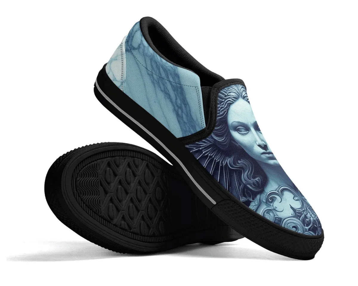 Azure Angel Slip-Ons