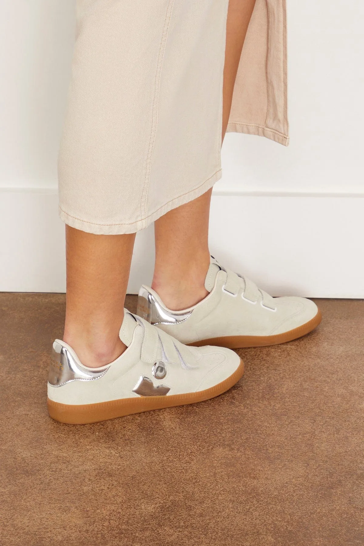 Beth Sneakers in Chalk/Silver