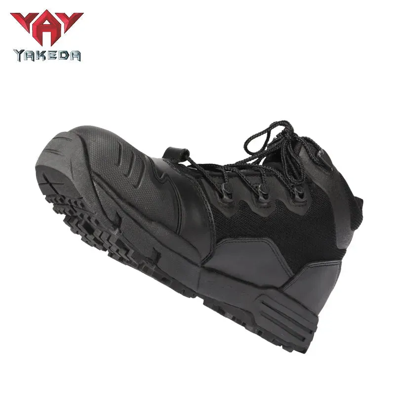 Boots Militares Police Army Boot Waterproof Hiking Boot Combat Tactical Leather Black Military Boots For Men