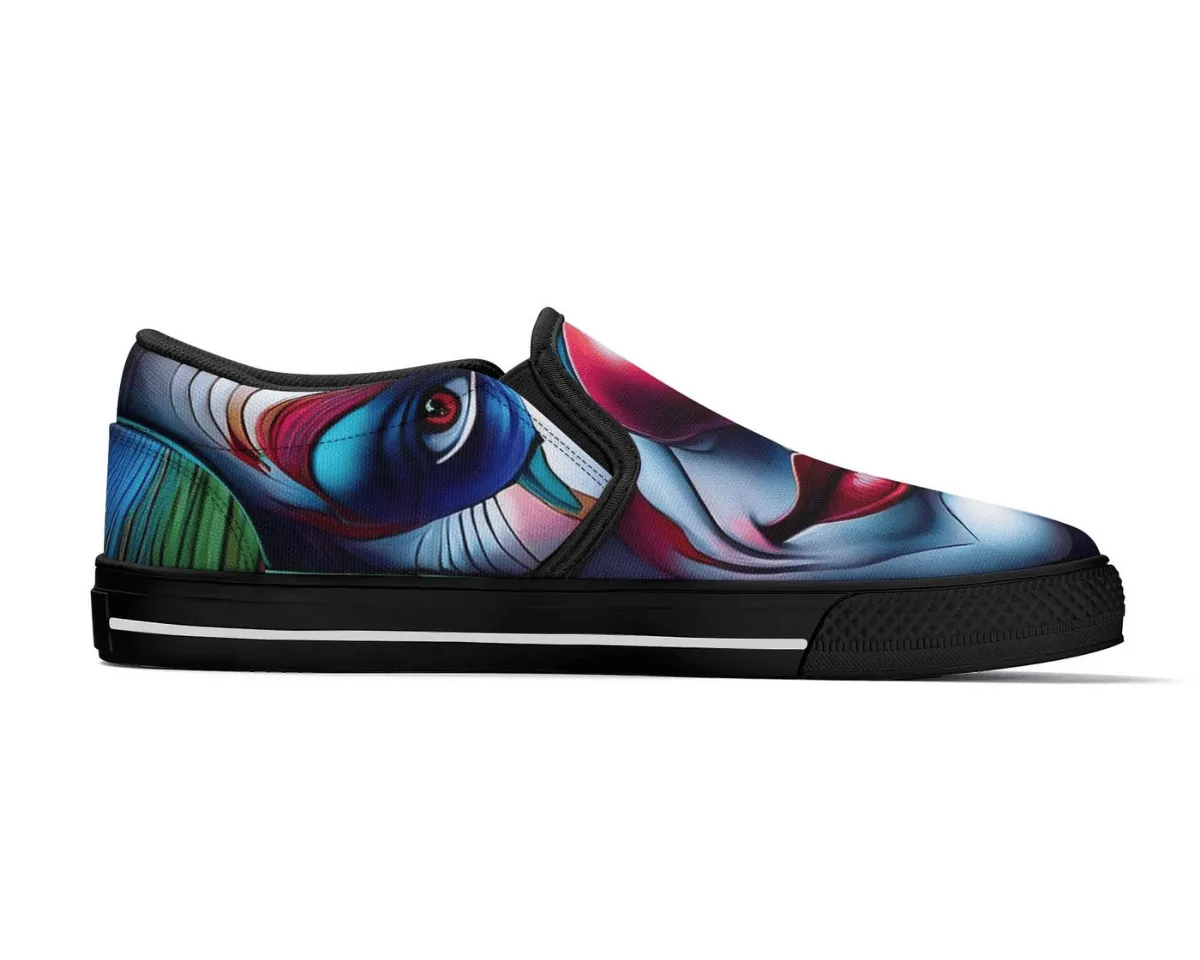 Chaos Grin Slip-Ons