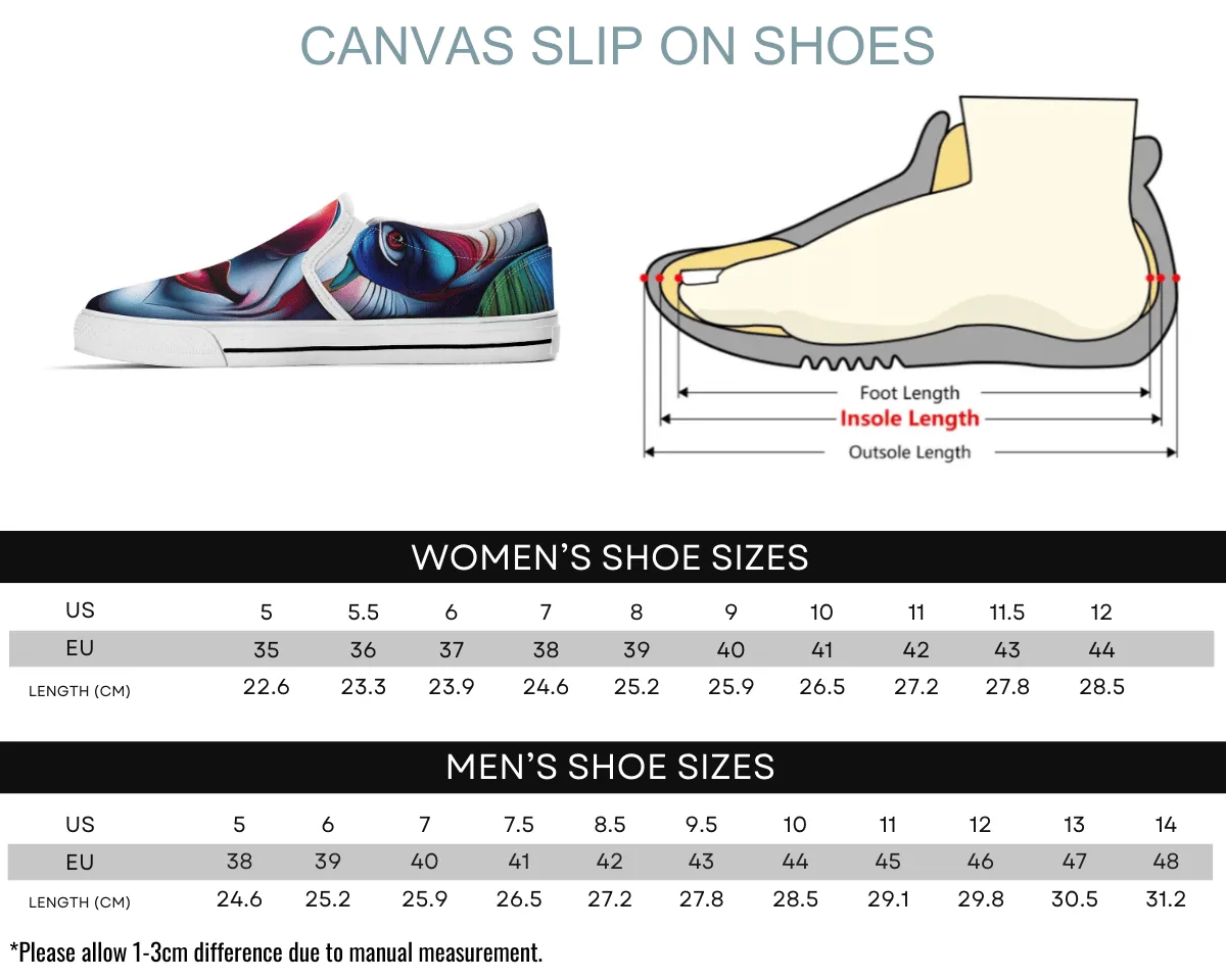 Chaos Grin Slip-Ons