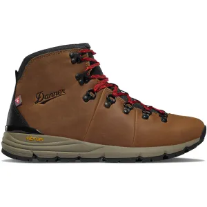 DANNER MOUNTAIN 600 INSULATED 200G WATERPROOF HIKER BROWN/RED 62144