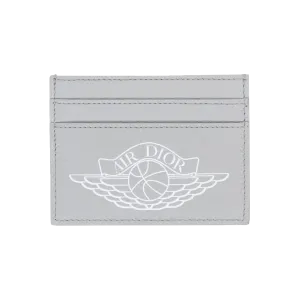 Dior x Jordan Wings Card Holder (4 Card Slot) Grey