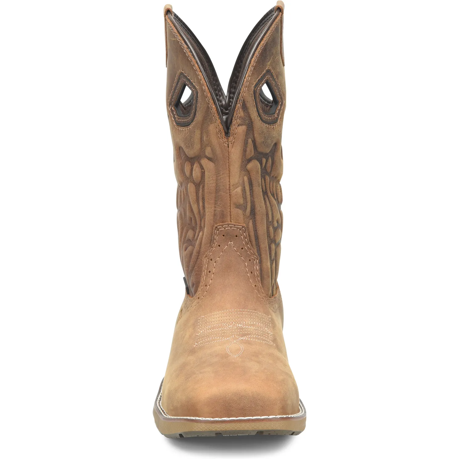 Double H Men's Phantom Rider Lycan 11" Composite Toe Waterproof Roper Work Boot -Brown- DH5398