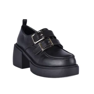 Faux Leather Loafers