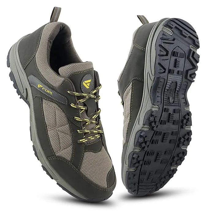 FUEL Outdoor-04 Sport Shoes for Men's (OLIVE/YELLOW)
