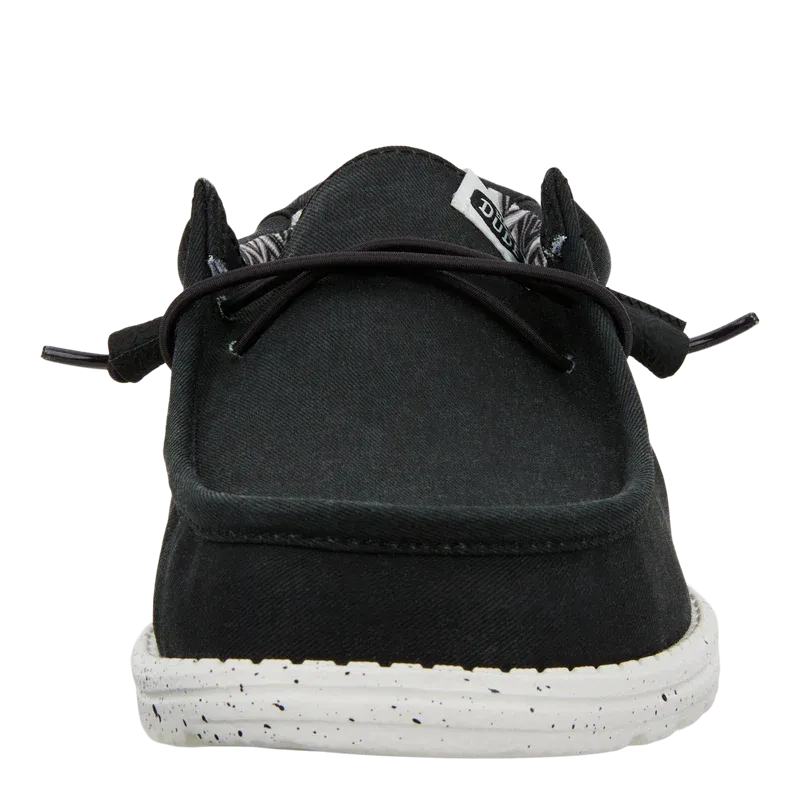 Hey Dude Mens Wally Canvas Stretch Slip-On Shoes