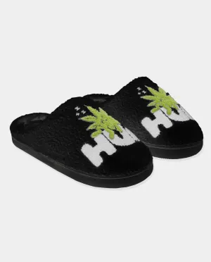 Huf - Fuzzy Slippers - Black