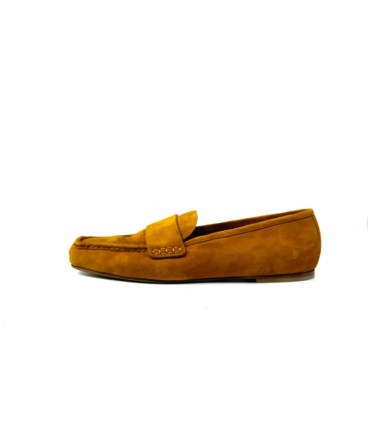 LAFAYETTE 148 Size 11 Camel Suede Loafers