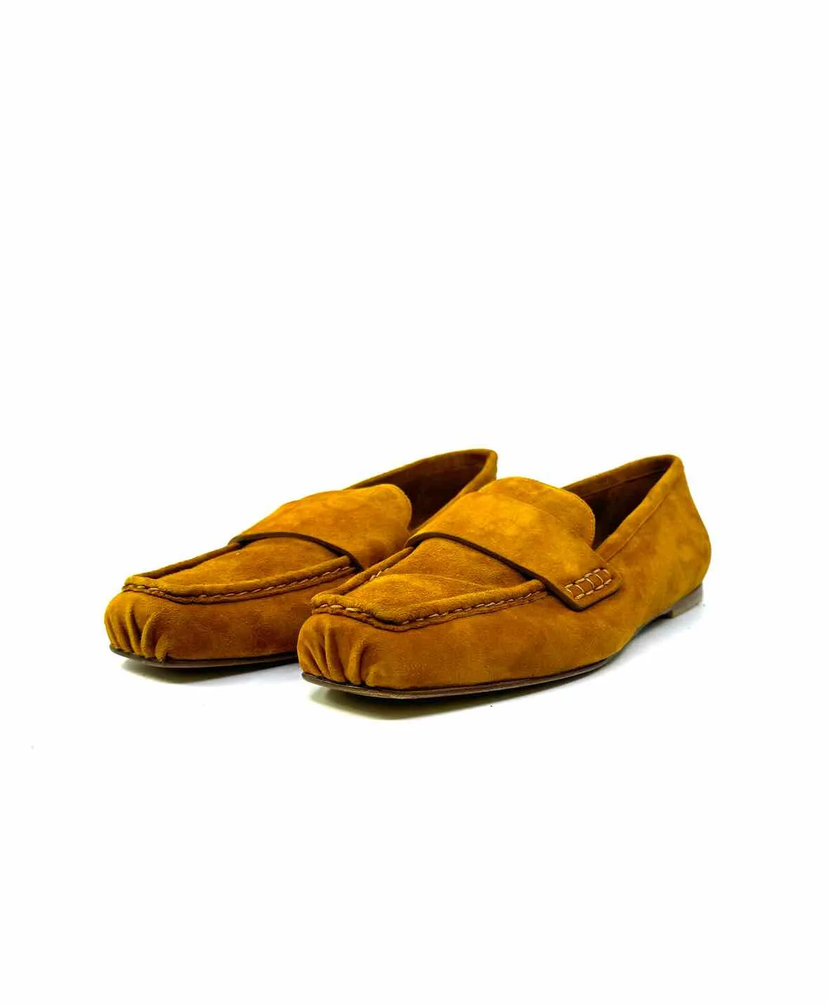 LAFAYETTE 148 Size 11 Camel Suede Loafers