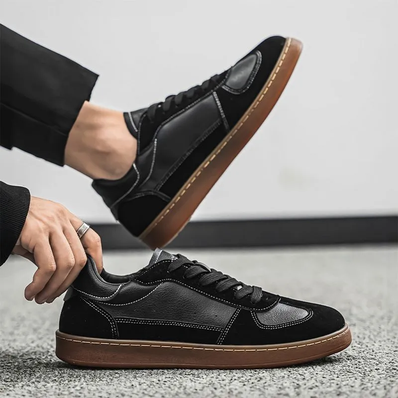 Marlon Retro Leather Sneakers