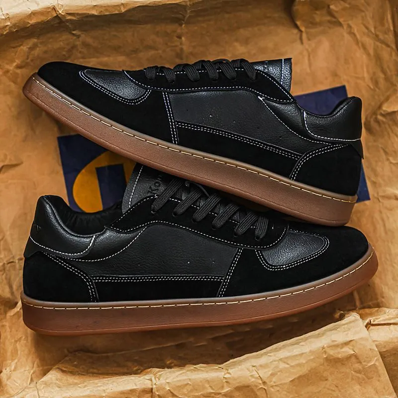 Marlon Retro Leather Sneakers