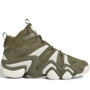 Men's Adidas Crazy 8 - Olive Green/ White