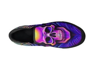Neon Jungle Skull Slip-Ons