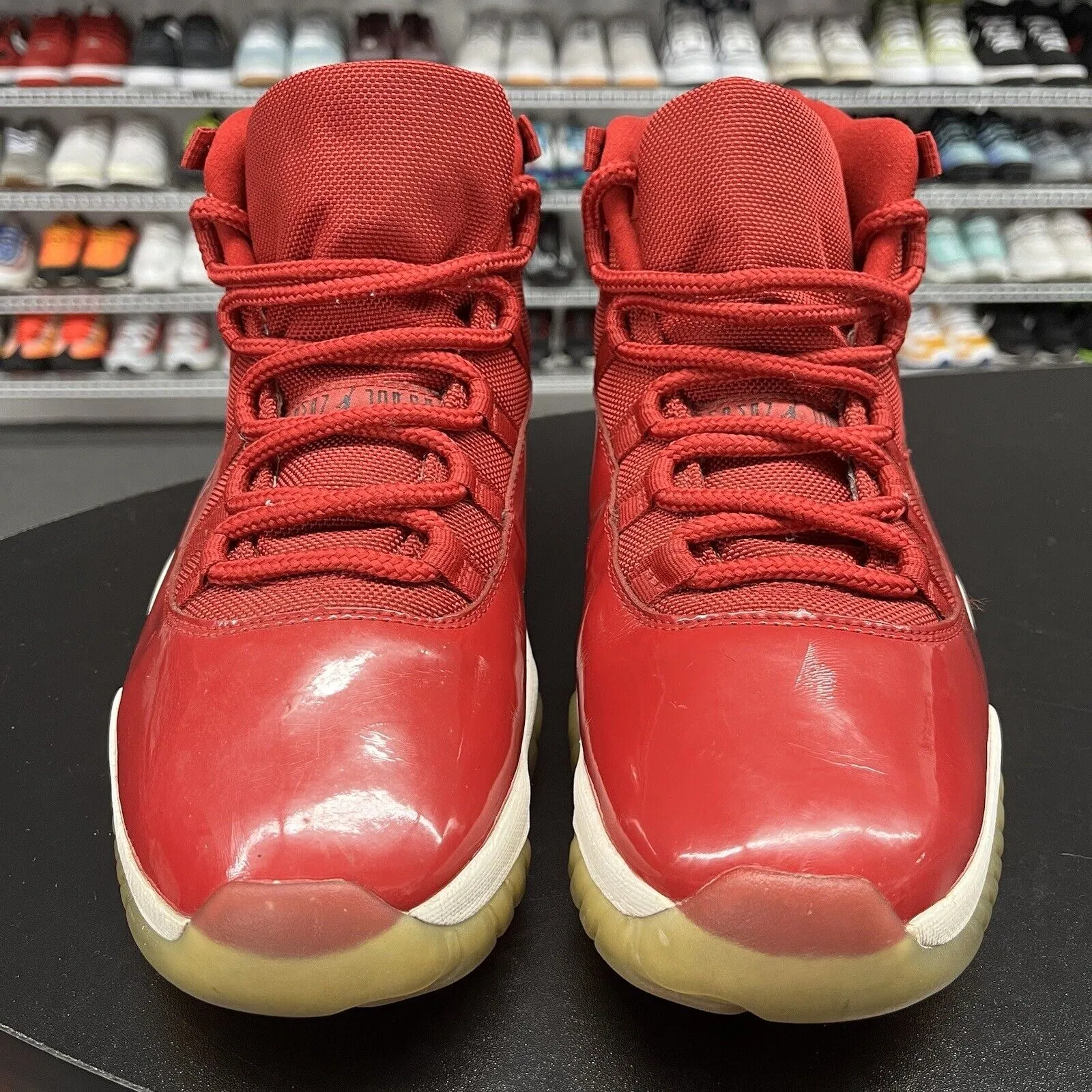 Nike Air Jordan 11 Retro Win Like 96 Red White 378037-623 Men's Size 11.5