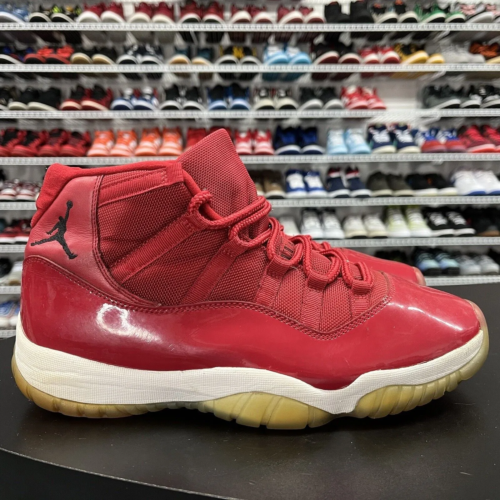 Nike Air Jordan 11 Retro Win Like 96 Red White 378037-623 Men's Size 11.5