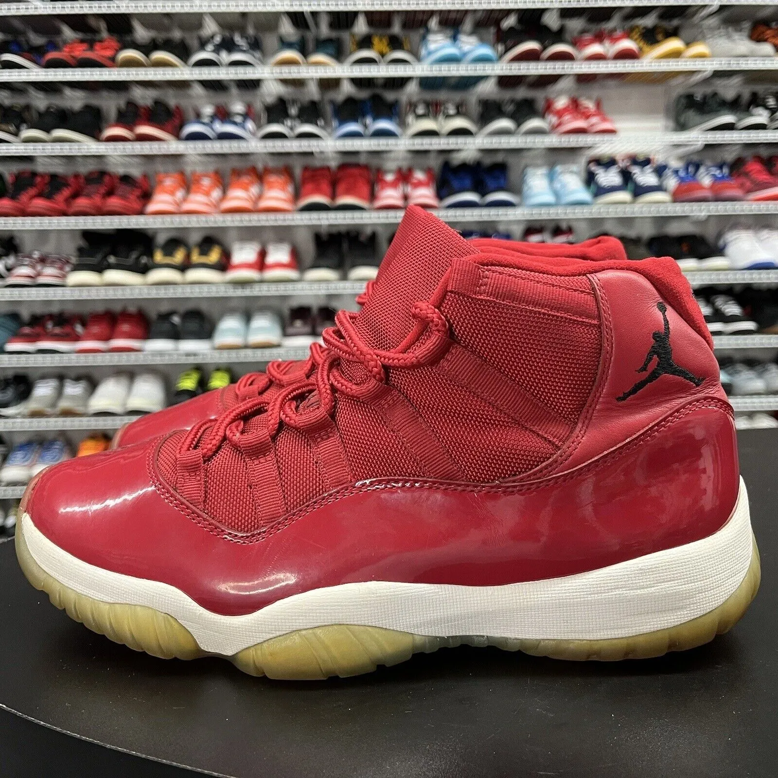 Nike Air Jordan 11 Retro Win Like 96 Red White 378037-623 Men's Size 11.5