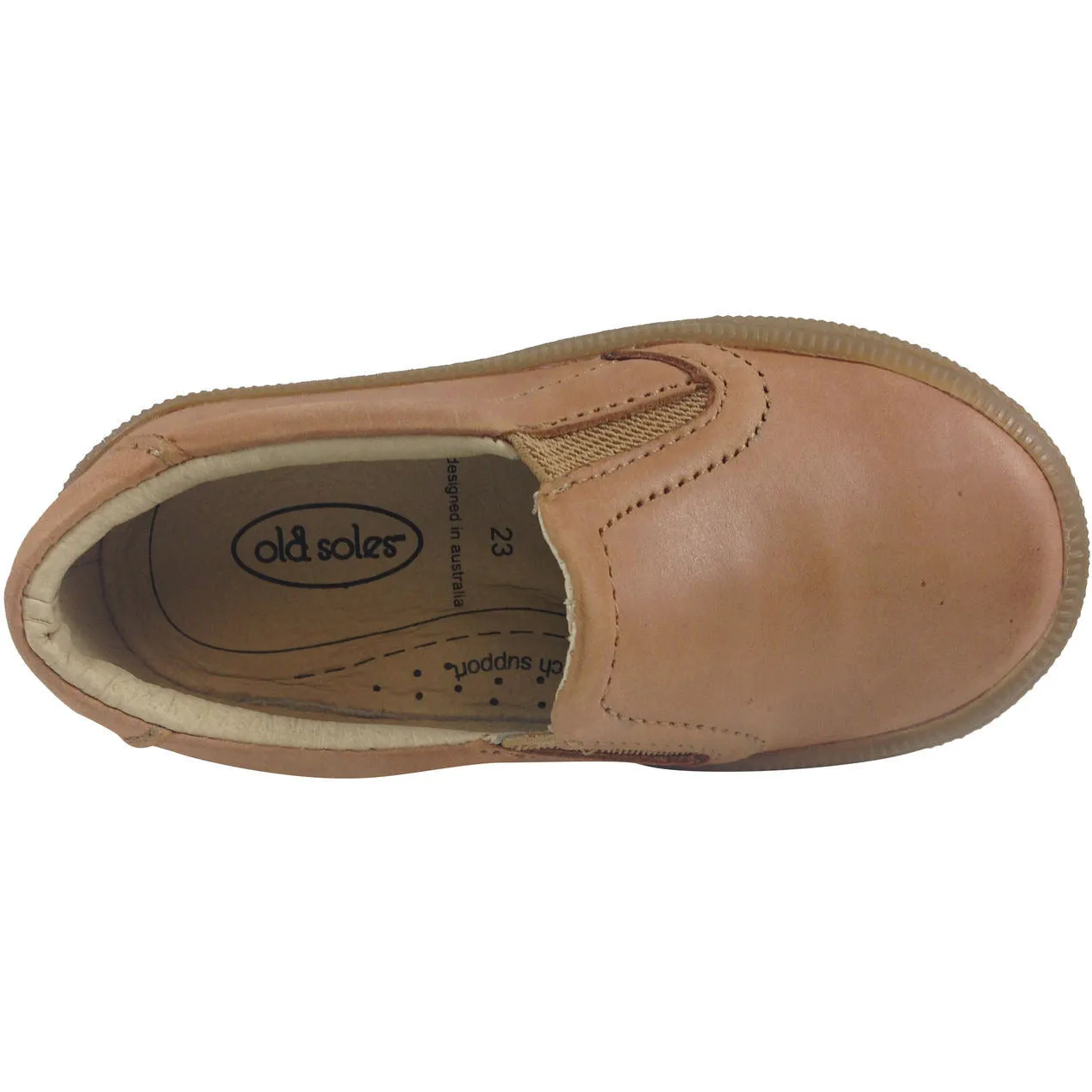 Old Soles Dress Hoff Distressed Tan Loafer Shoe