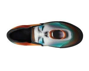 Psychedelic Scream Slip-Ons