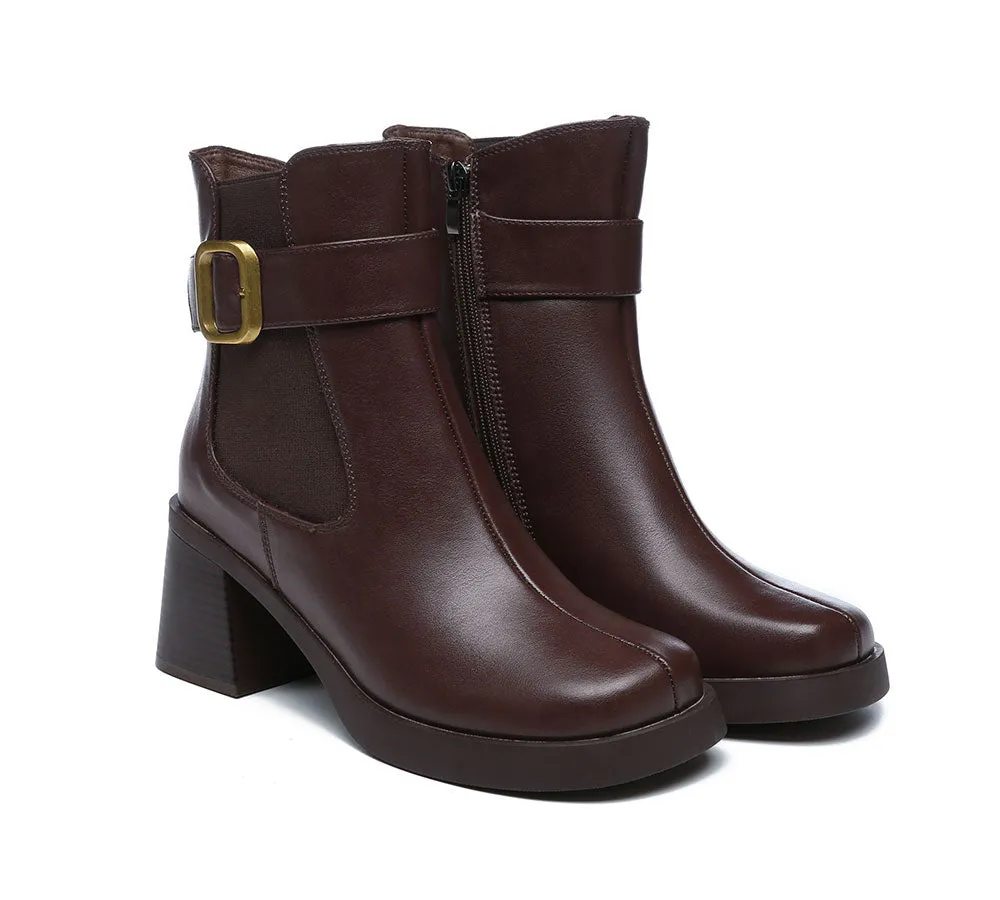 TARRAMARRA® Women's Leather Heels Ankle Boots Jane