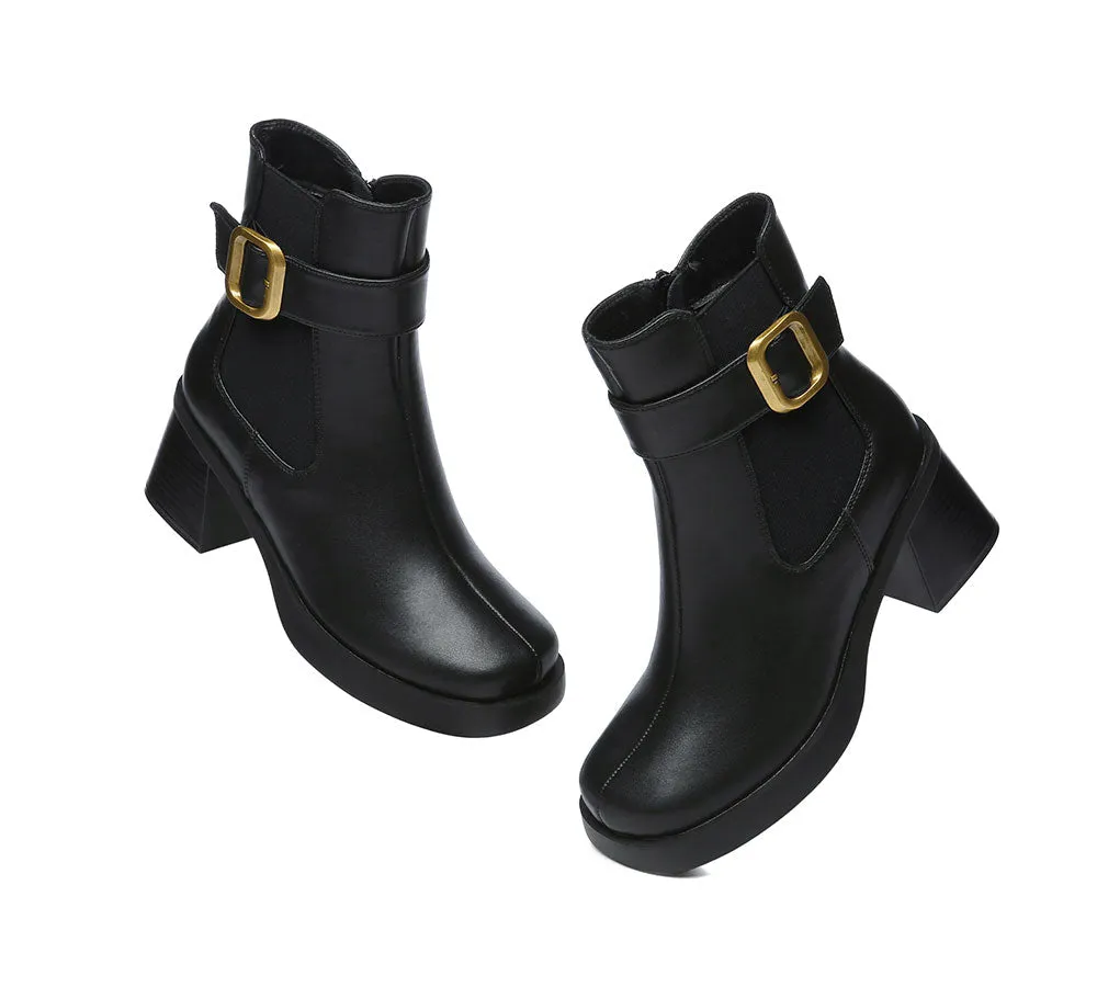 TARRAMARRA® Women's Leather Heels Ankle Boots Jane