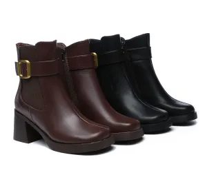 TARRAMARRA® Women's Leather Heels Ankle Boots Jane