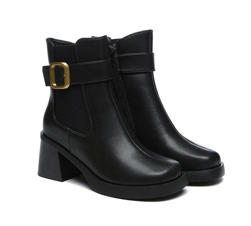 TARRAMARRA® Women's Leather Heels Ankle Boots Jane