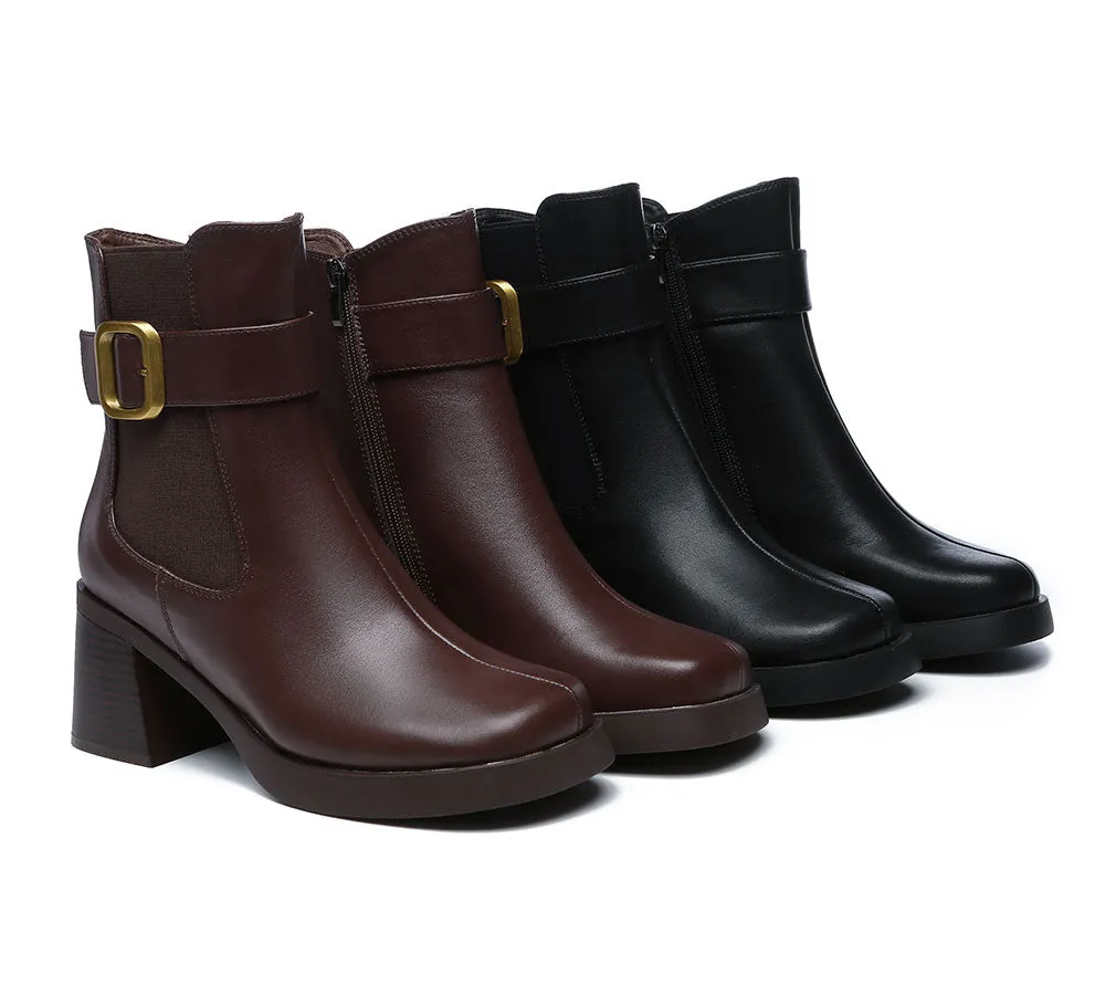 TARRAMARRA® Women's Leather Heels Ankle Boots Jane