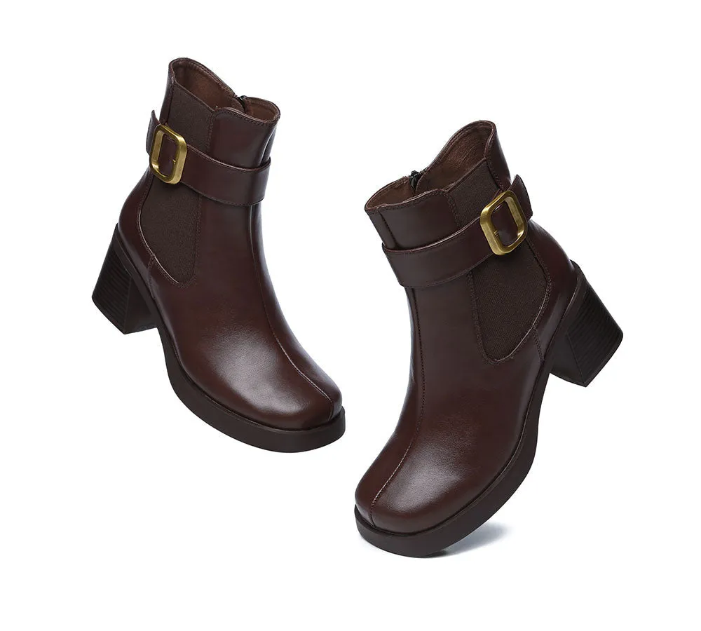 TARRAMARRA® Women's Leather Heels Ankle Boots Jane