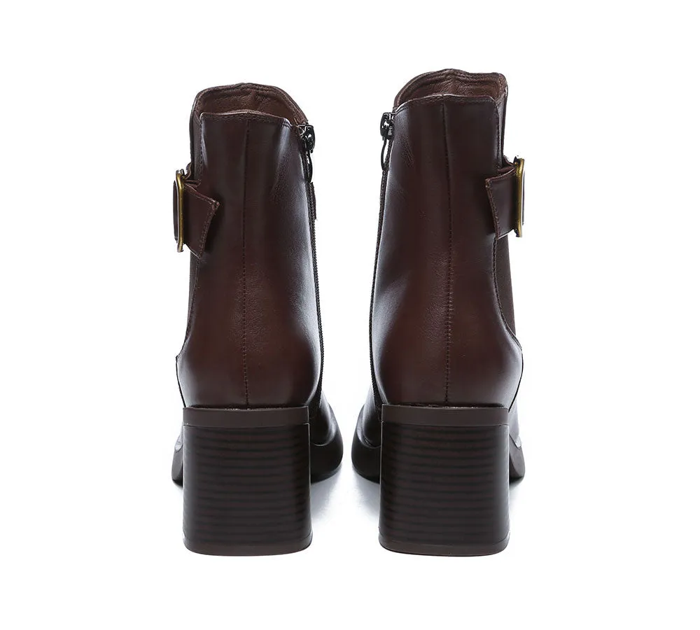 TARRAMARRA® Women's Leather Heels Ankle Boots Jane