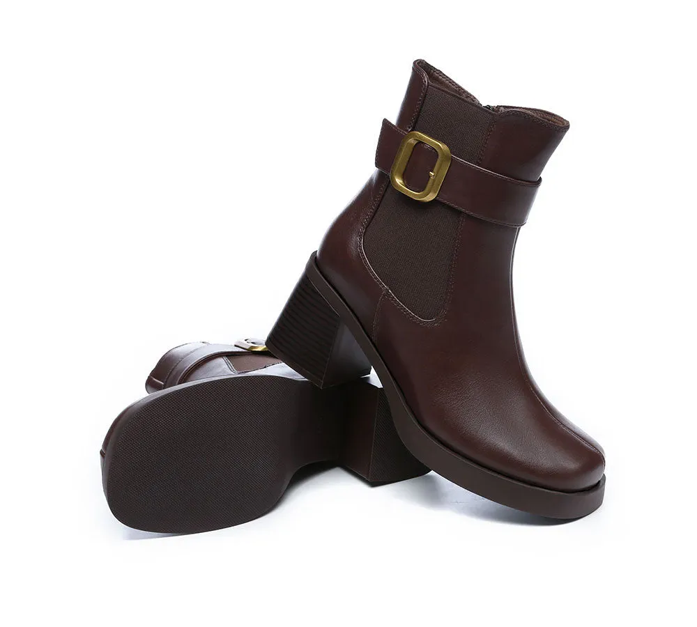 TARRAMARRA® Women's Leather Heels Ankle Boots Jane