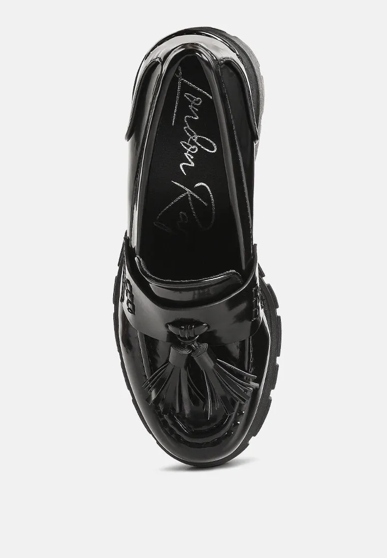 Tassels chunky loafers