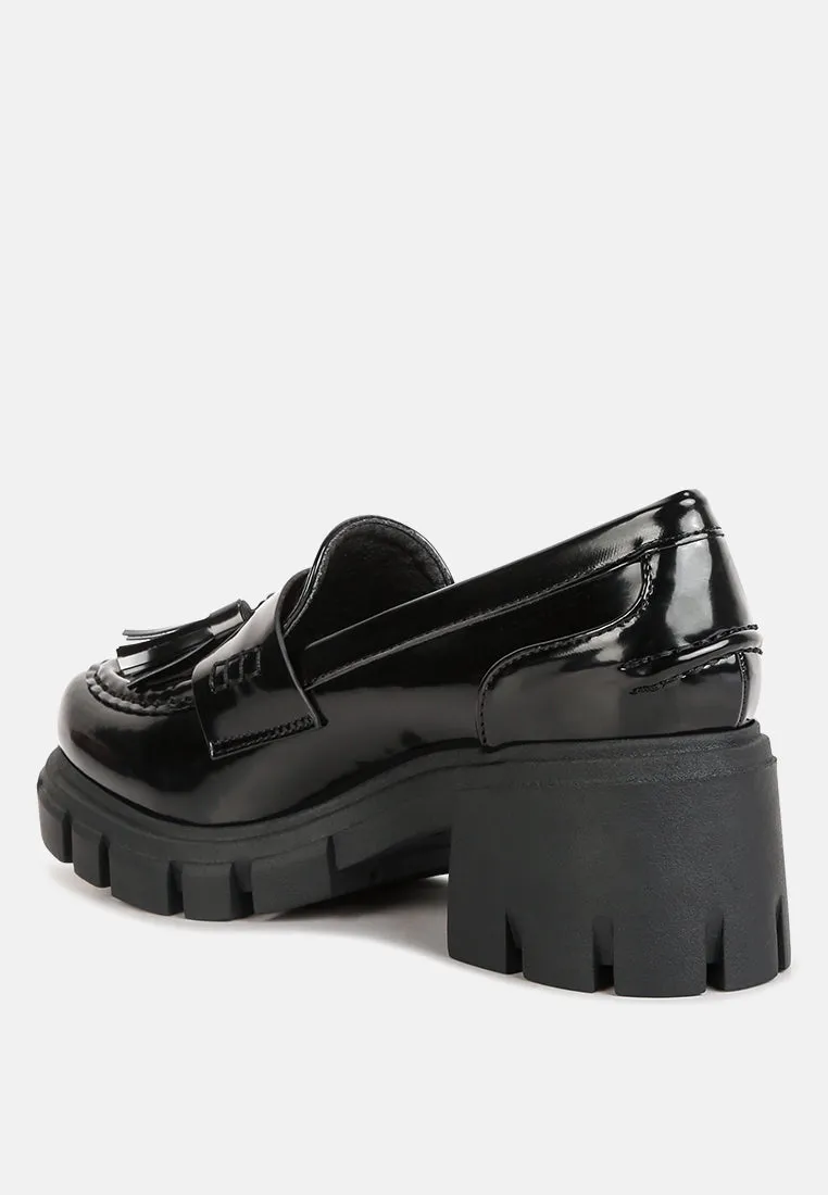 Tassels chunky loafers