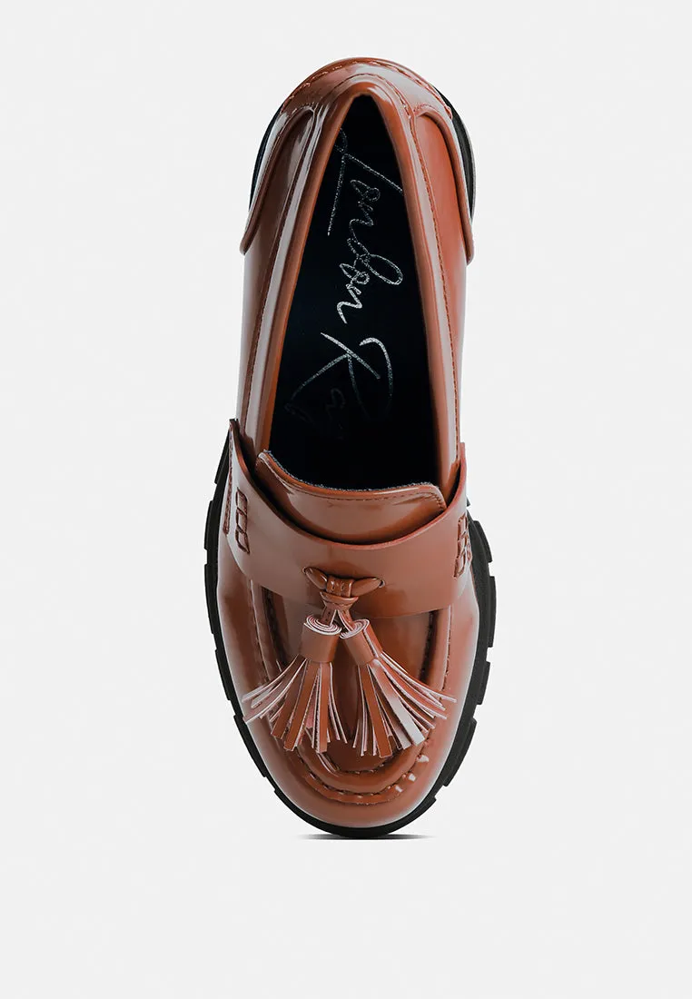 Tassels chunky loafers