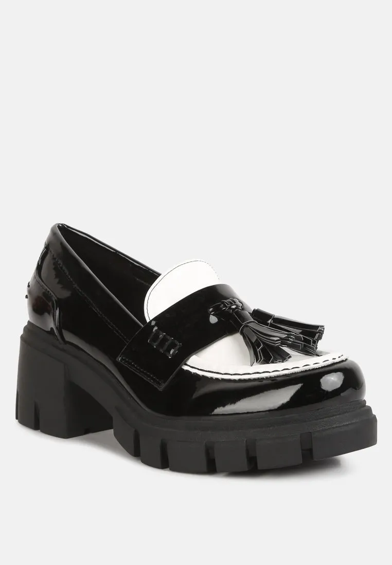 Tassels chunky loafers