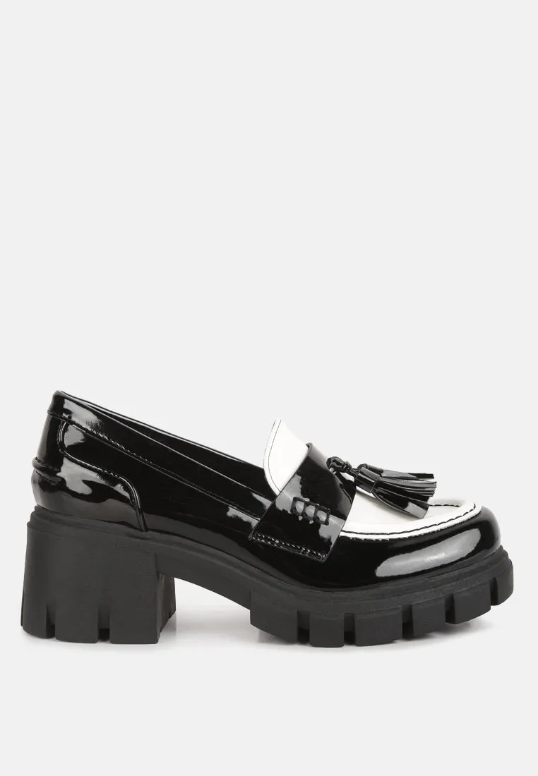 Tassels chunky loafers
