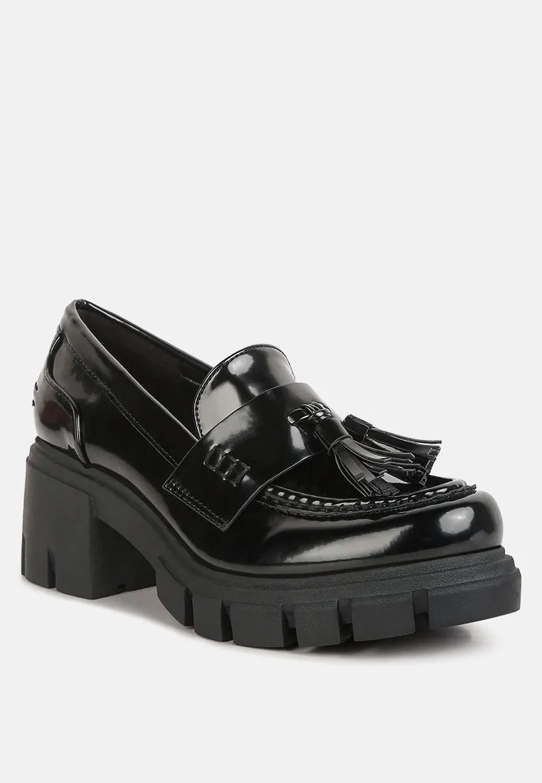 Tassels chunky loafers