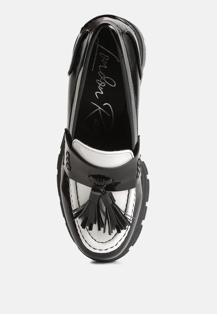 Tassels chunky loafers