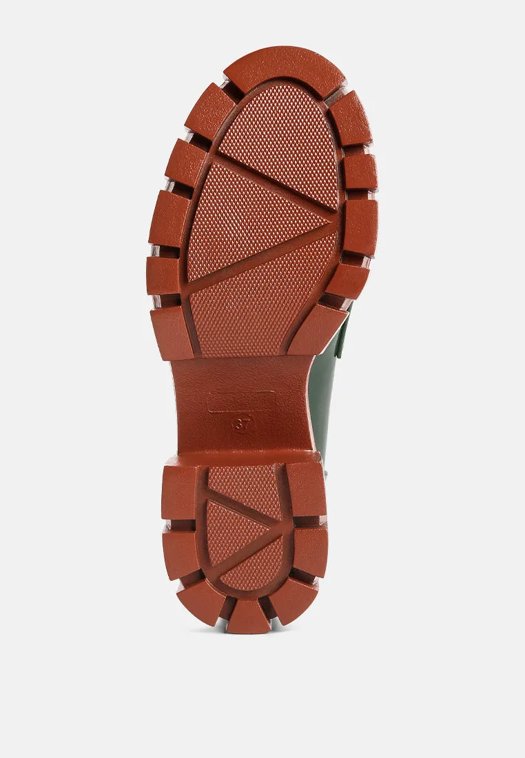 Tassels chunky loafers