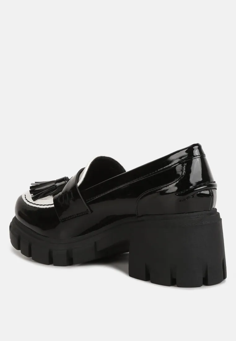 Tassels chunky loafers