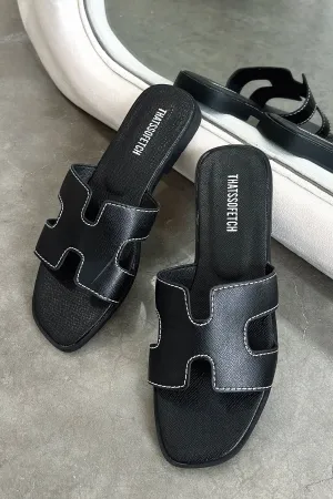 Valia Slides - Black